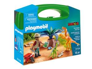 Playmobil Dino's - Dinosaurussen & Ontdekkingsreizigers Aktetas (70108)