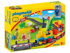 Playmobil 1.2.3 - Моята първа железопътна линия (70179)