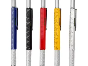 6-in-1 multifunctionele pen met schroevendraaier & touchscreen, handige gereedschappen