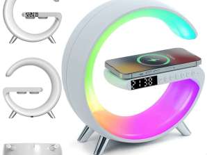 Smart Multifunction Lamp with QI Charger 15W Bluetooth Speaker