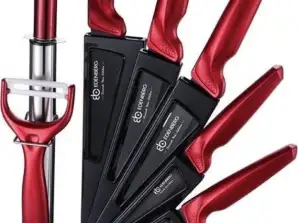 Knife set with Knife holder - 8 pieces EB-951