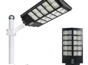 500W Sokak Aydınlatması - Güneş Panelli LED'li Dış Mekan Lambası - AMR-006