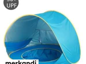 Bērnu telts ar UV aizsardzību un baseinu BAYSHADE