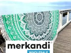 Acheter en ligne des paréos ronds de style mandala d’un diamètre de 210 cm