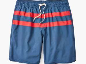 Men's swimsuits, quick drying, quality fabric TOGGIES red-blue