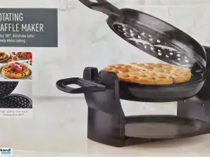 Rotating Waffle Maker for Export – Belgian Style, 180° Rotation, Non-Stick, 1000W