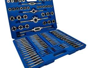 Комплект за рязане на резба: 110 бр. с режещо желязо и кутия за инструменти YZ-6086