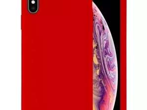 iPhone 13 Pro için Mercury Silikon Telefon Kılıfı Kırmızı/Kırmızı
