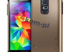 Spigen İnce Zırh Kılıf Samsung Galaxy S5 Bakır Altın