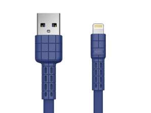 Remax Armor Series flat USB / Lightning cable 5V 2.4A sky