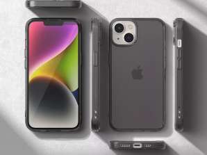 Ringke Fusion Matte Hülle für iPhone 14 Hülle mit Gel-Lünette Grau