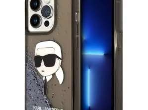 Dėklas Karl Lagerfeld KLHCP14LLNKHCK, skirtas iPhone 14 Pro 6 1 colių kietas dėklas Glit