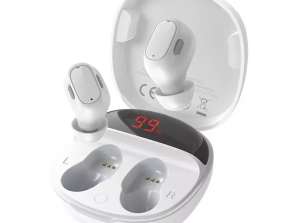 Baseus Encok WM01 Plus ασύρματα ακουστικά λευκά