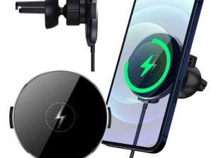 2-in-1 Car Mount with Inductive Charger Alogy Airvent MagSafe QI