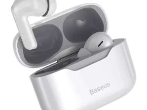 Bluetooth 5.1 Baseus SIMU S1 vezeték nélküli TWS fejhallgató aktív piros színnel