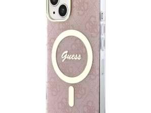 Guess Case GUHMP14MH4STP iPhone 14 Plus 6.7-tollise kõvakaanelise 4G MagSafe'i jaoks