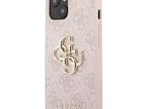 Guess Case GUHCP13M4GMGPI iPhone 13-hoz 6 1 hüvelykes keménydobozos 4G Big Metal logó