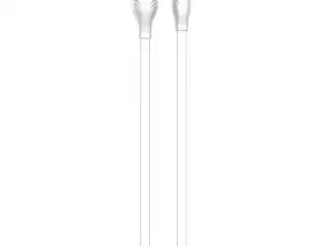 USB kabel pro Lightning LDNIO LS553 2.1A 2m bílý