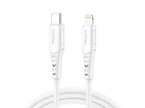 USB C cable for Lightning Vipfan P04 3A PD 1m white