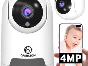 355 ° CAMÉRA PANORAMIQUE FULL HD 4Mpx Baby Monitor PRO Q5