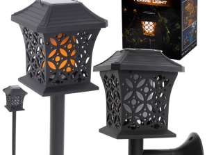 Solar Standing Lantern Lamp 12LED