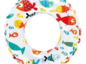 INFLATABLE SWIMMING CIRCLE FOR CHILDREN 51CM FISH