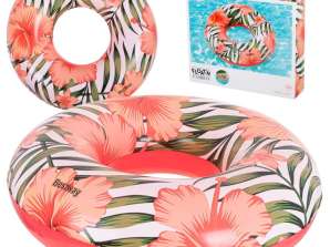 BESTWAY 36237 Swimming ring inflatable wheel flowers leaves roses white max 90kg