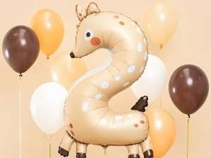 Foil balloon birthday number 