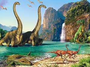 Puzzle jigsaw 60 pieces. The world of dinosaurs 5 CASTORLAND
