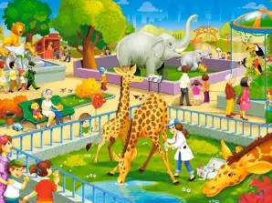 Jigsaw Puzzle 60pcs. Animals Safari Zoo 5 CASTORLAND
