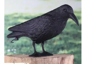 Garden Ornament Raven with Hanger - Wholesale Garden Items