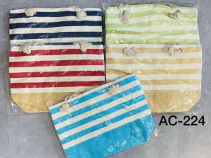 Beach bag, various models. Category A-New packed.