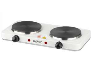 Cheffinger CF EHD1000: 1000W Electric Hot Plate   Double