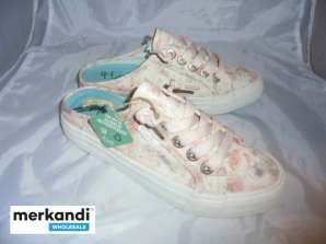 ladies floral printed canvas trainer. blowfish branded. USA sizes 6 to 9.5