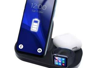 Qi Inductive Charger 3in1 15W GY Z6S black