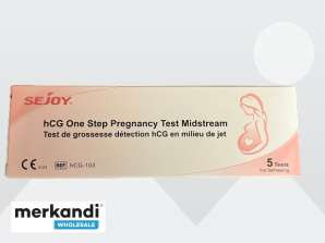Merkurora grūtniecības tests - 800 testu kaste - 99,9% uzticamība no pirmās kavēšanās dienas