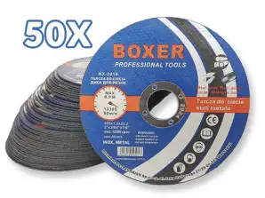 Boxer Tools Discuri abrazive 125 x 1.2 mm - Viteza maxima 12200 rpm
