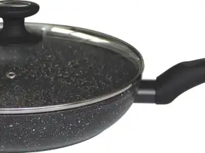 Ceramic frying pan with lid 28 cm - 3-layer non-stick coating