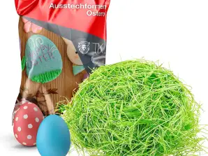 Easter grass grass green for decoration at Easter approx. 50 gram bag - decoration