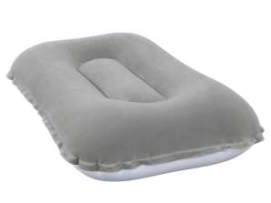 BESTWAY 67121 Tourist inflatable pillow velour grey