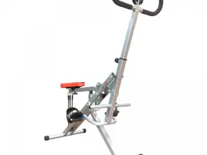 I Kracht Total Fitness Crunch with Digital Monitor Silver