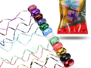 18x Geschenkband Kräuselband Ringelband Set je 20 Meter Rolle - Geschenk Bänder zum Dekorieren & Verpacken von Geschenken