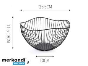 Кошик з фруктами, овочі, миска, металева декоративна миска