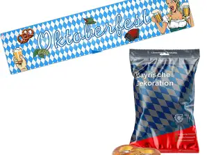 XXL reklāmkarogs 40 x 150 cm Wiesn apdares rotājums, lai pakārtu jūsu Oktoberfest Dahoam