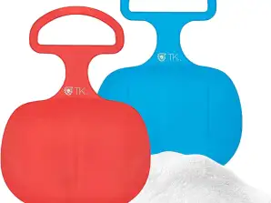 Topeltpakiga kelgubobisõit lastele sinises ja punases värvitoonis – talverõõm toboggamiseks ja libistamiseks