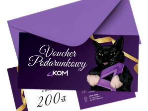 Gift voucher 4KOM 200zł