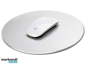 Alogy aluminum mouse pad for apple magic mouse round silver