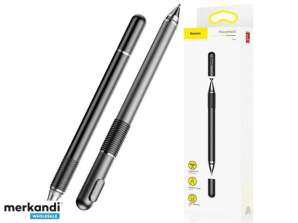 Presné dotykové pero obrazovky 2v1 Baseus pero pre domácnosť čierne