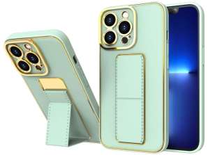 Nytt Kickstand Case Case för iPhone 12 Pro med Stand Green