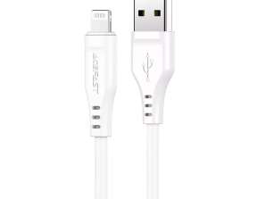 Acefast USB MFI-kabel Lyn 1 2m 2 4A hvit C3 02 hvit
